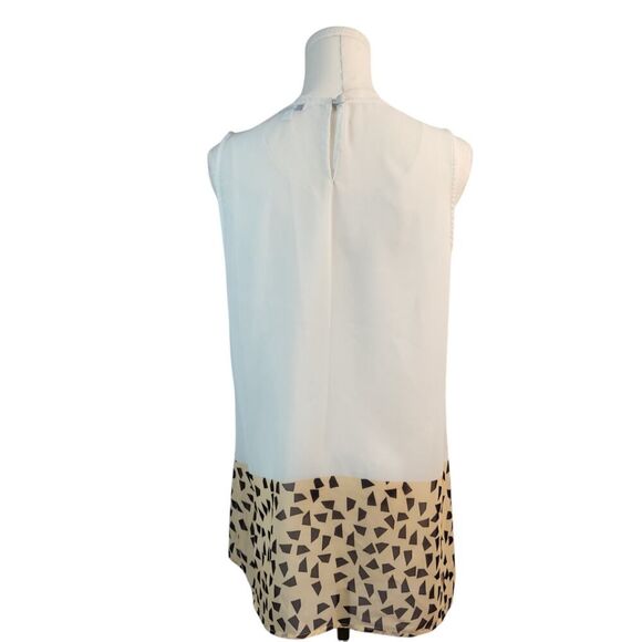 CAbi #938 Small Rosewater & White Ladylike Sheer Top Paisley & Geometric Design - Picture 5 of 15